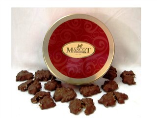 Chocolate Pecan Cluster Tin ($12)
